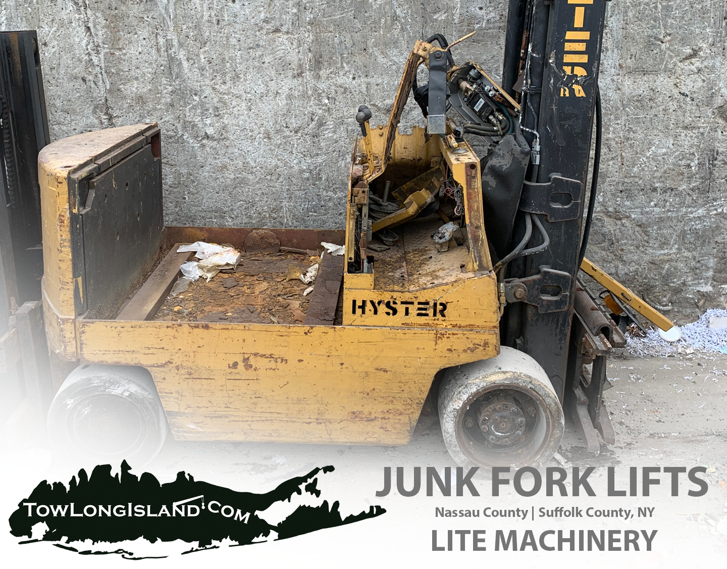 Junk Fork Lifts | TowLongIsland.com Junk Fork Lifts Photo | TowLongIsland.com