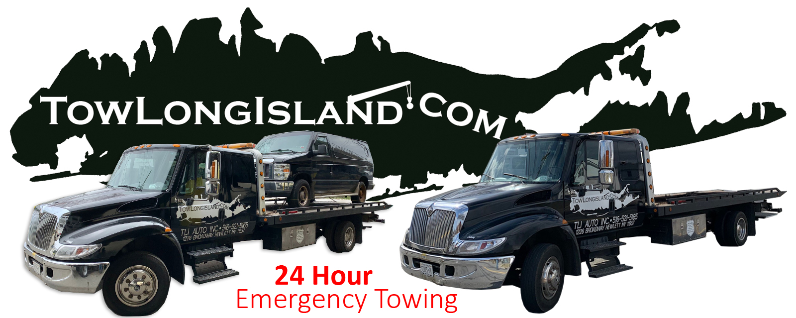 24 Hour Towing Service | Freeport, Long Island, Nassau County, New York | TowLongIsland.com 516.521.5165